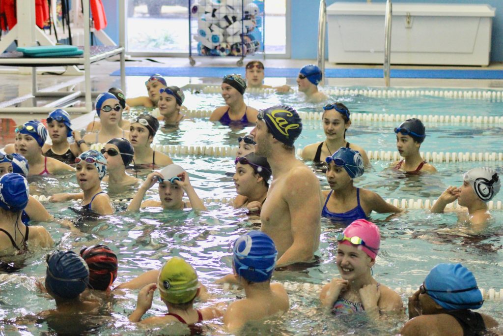 Ryan Murphy with SwimRVA Rapids swimmer Brandt Gillette